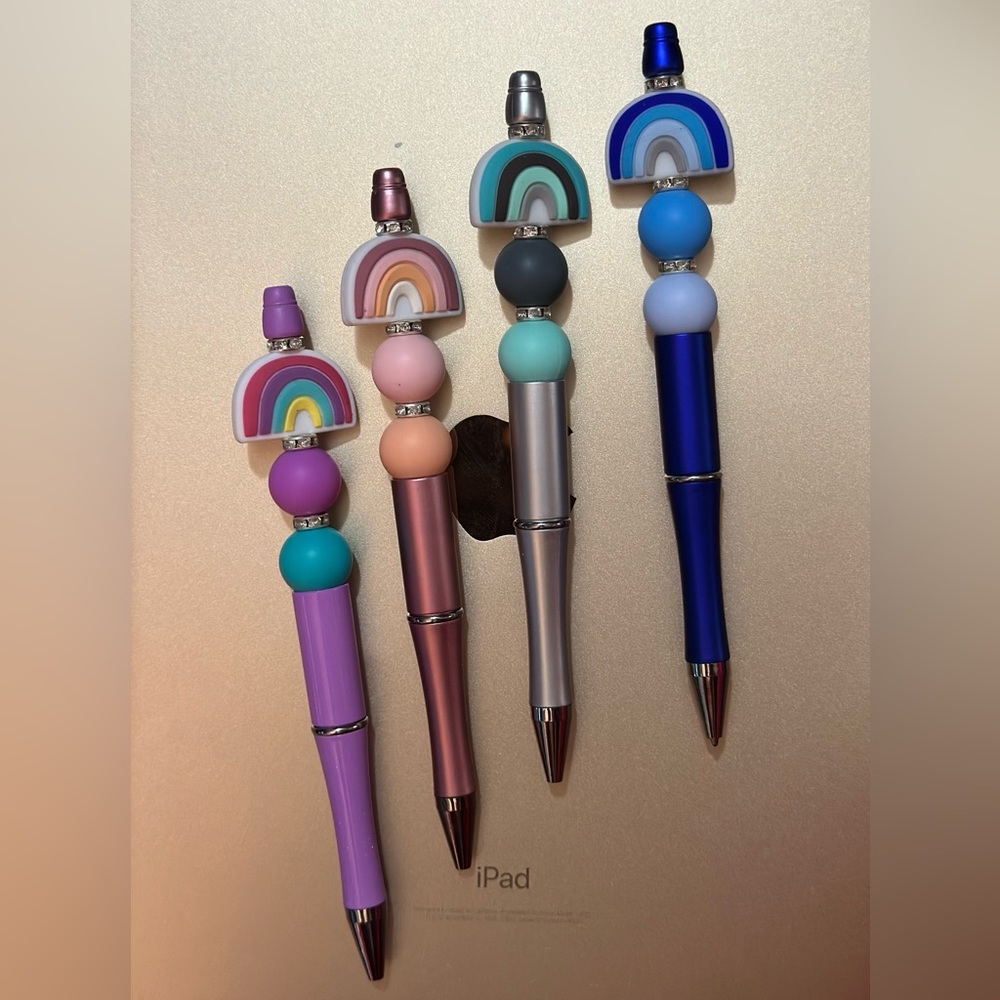 Set of 4 Beaded Pens